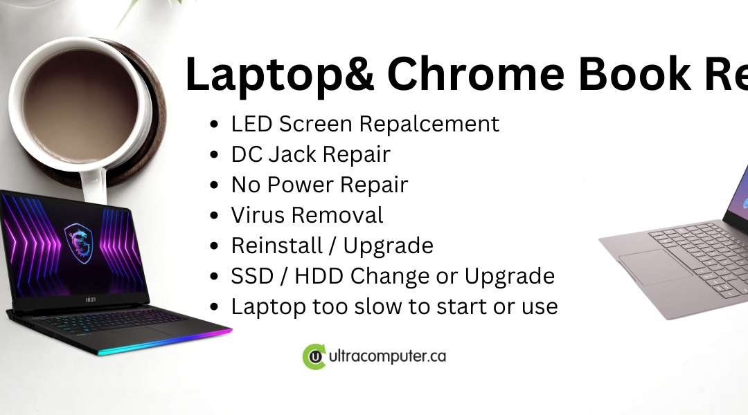 Laptop and Chromebook repair in Brampton