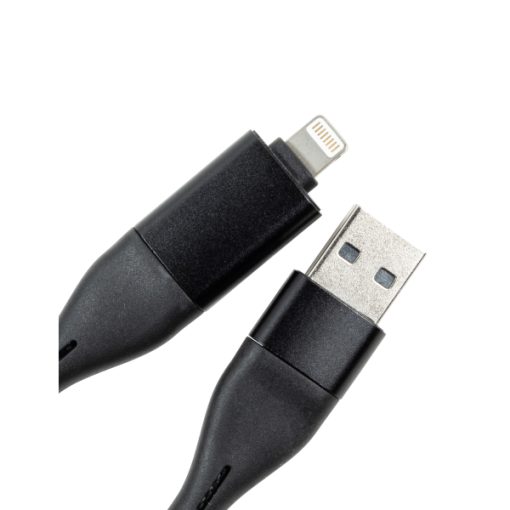 Rush Braided 4 in 1 USB Cable (Black)