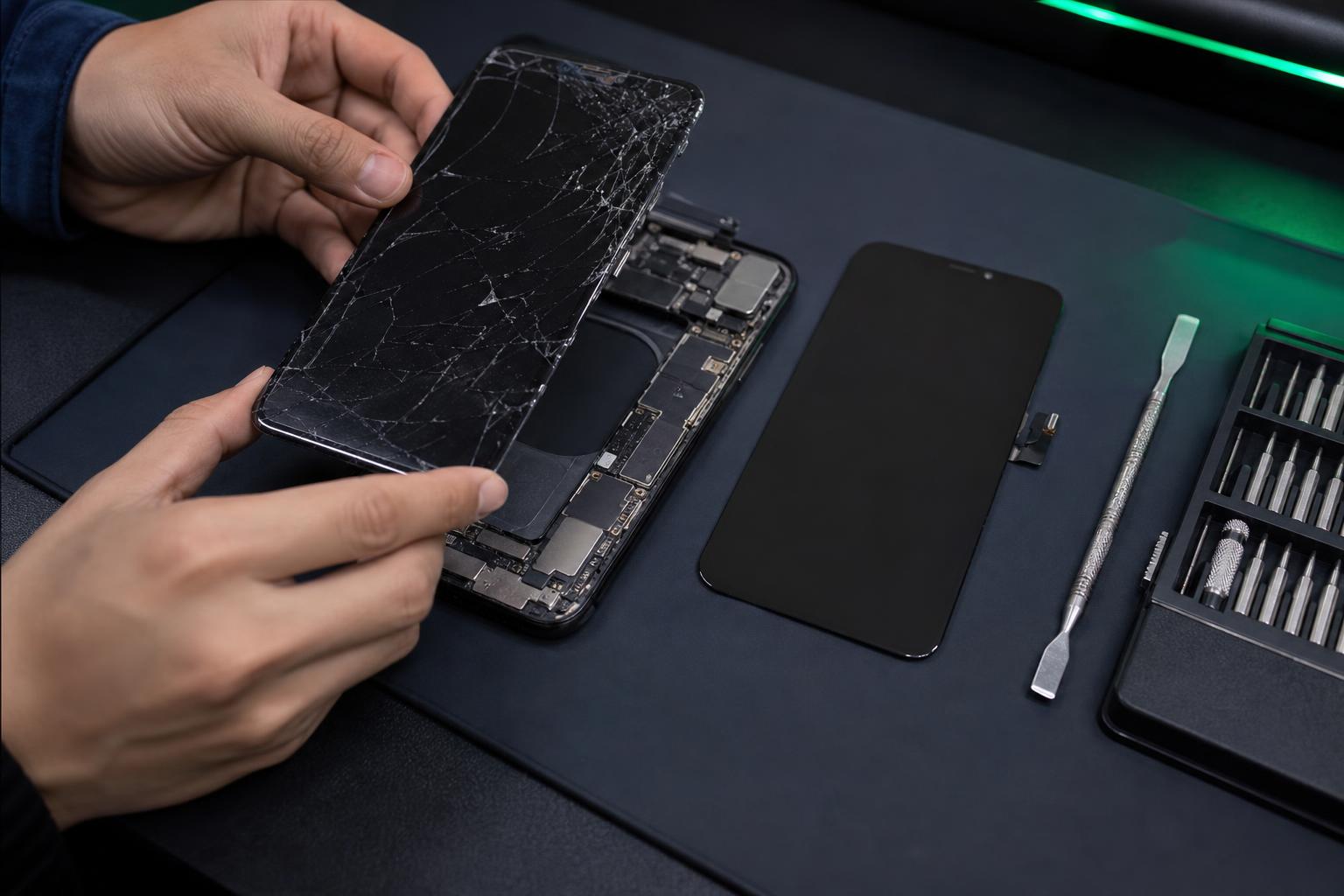 iPhone screen repair in Brampton